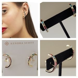 NWT Kendra Scott Jack Stud Earrings Gift Receipt